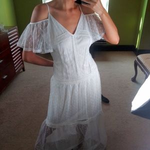 White Lace Maxi Dress